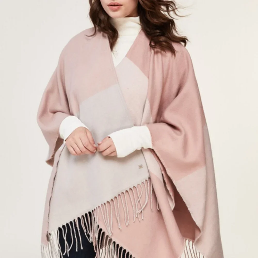 NWT! Soia & Kyo Woven Scarfigan with Fringe - Scarf Shawl Wrap NEW Cardigan